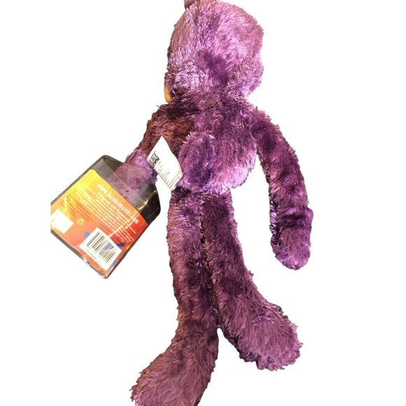Bunki Munki Unlock the Power of Happiness Stuffed Monkey Purple Plush - Picture 6 of 7